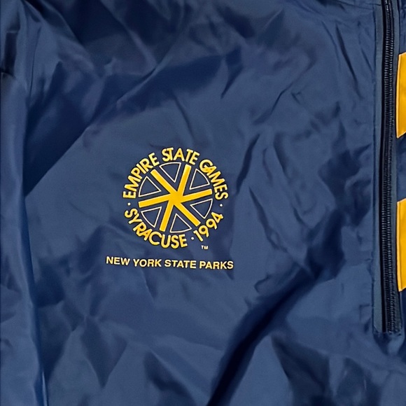 Men’s Vintage 1994 Empire State Games qtr zip lightweight pull over jacket Large - Picture 2 of 9